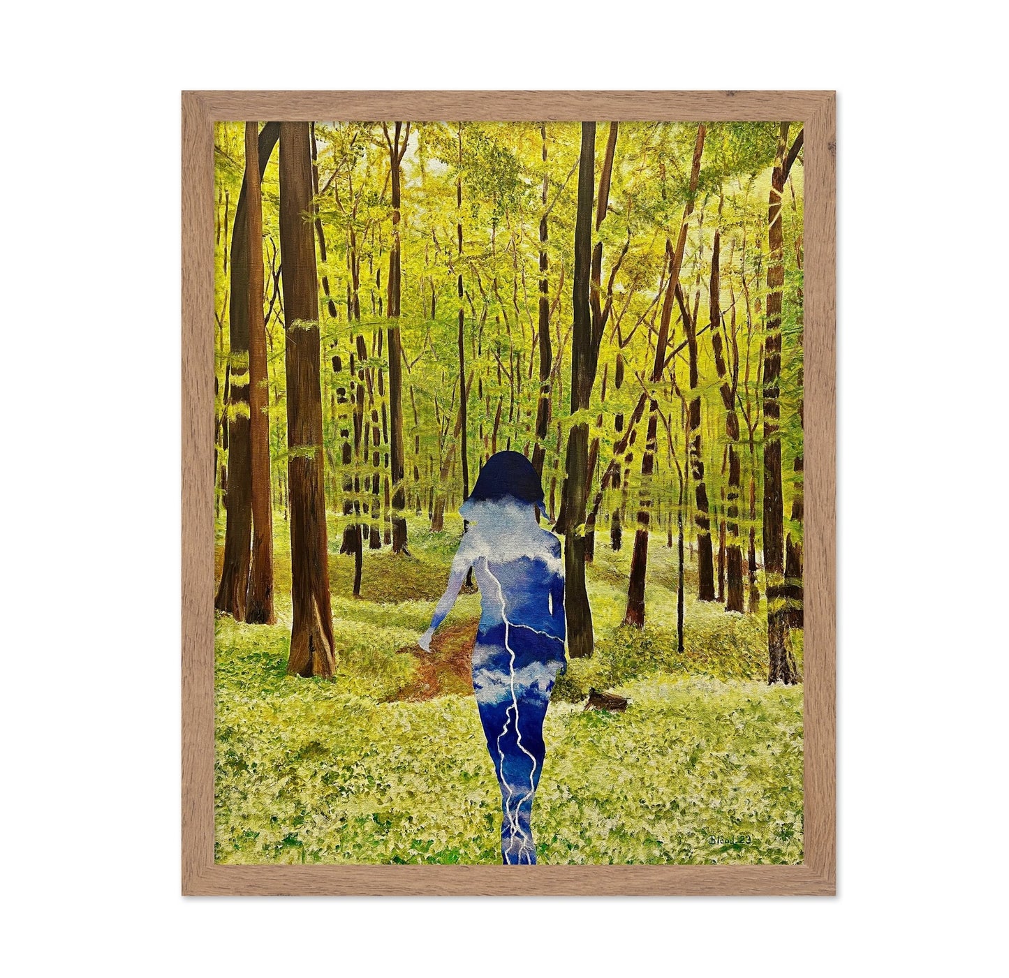 Sky Body In Forest