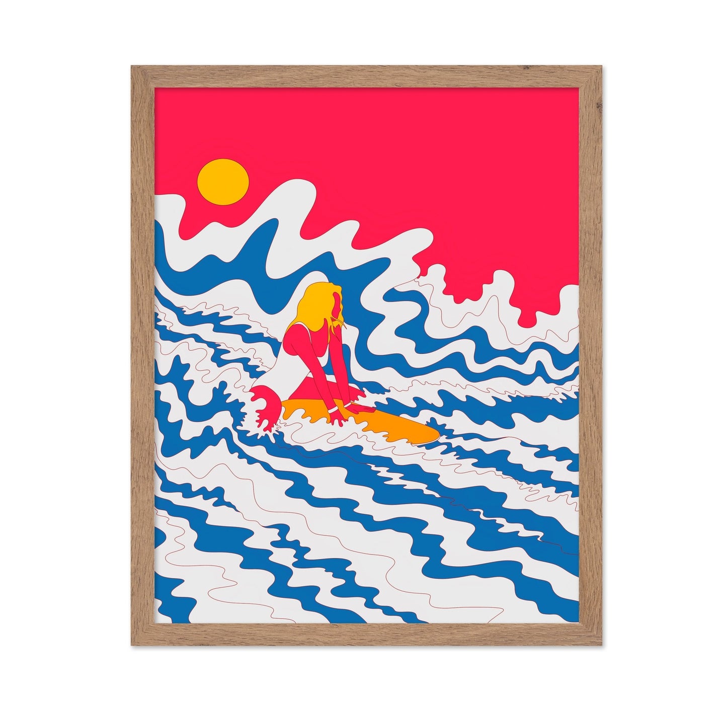 Neon Surf Rider