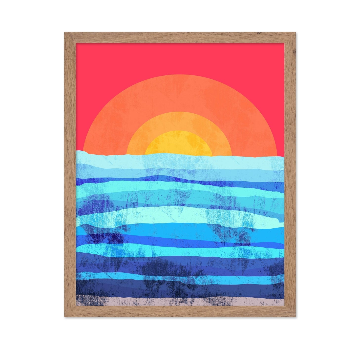 Sunset Ocean Layers