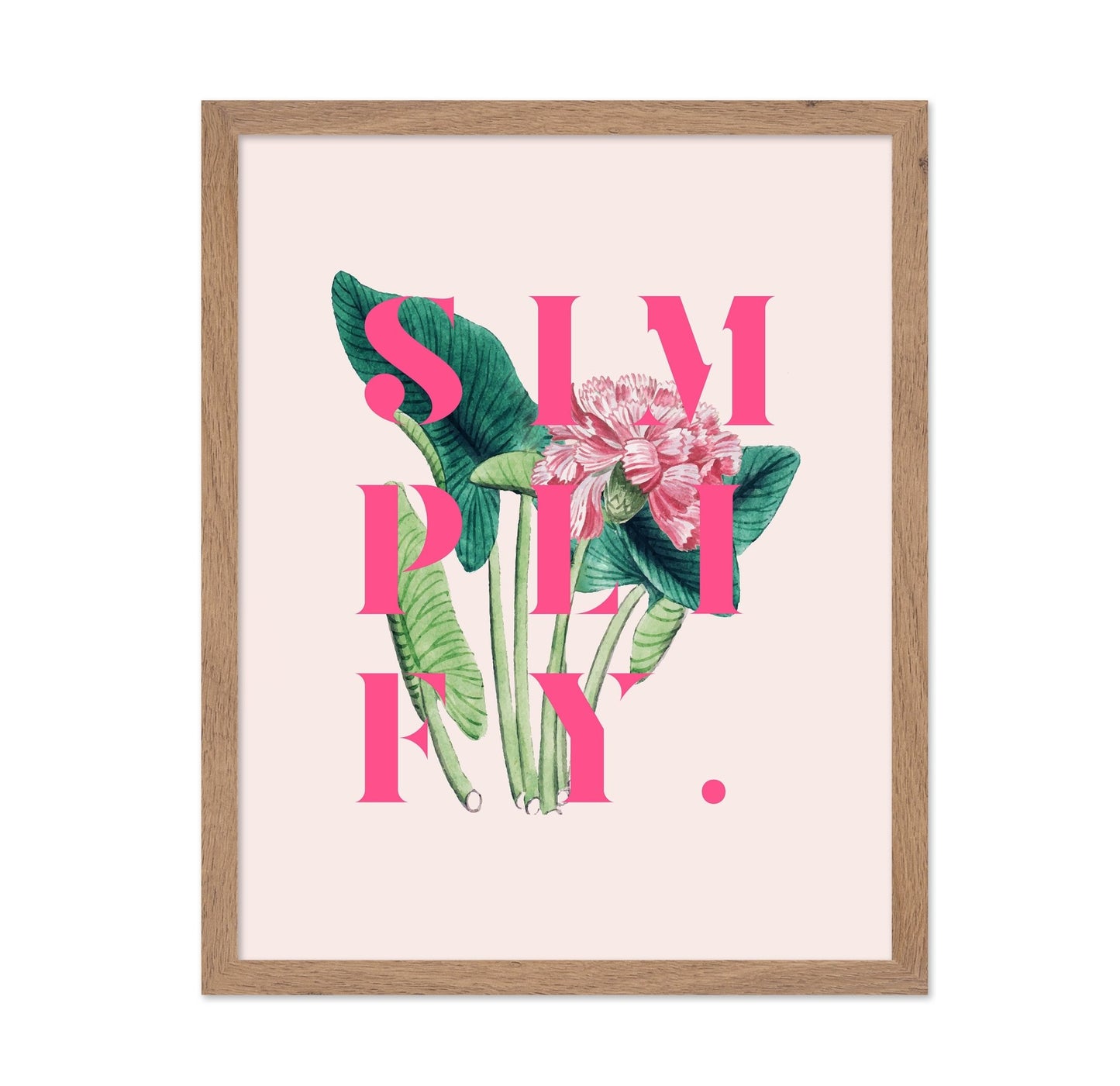 Simply Floral Quote