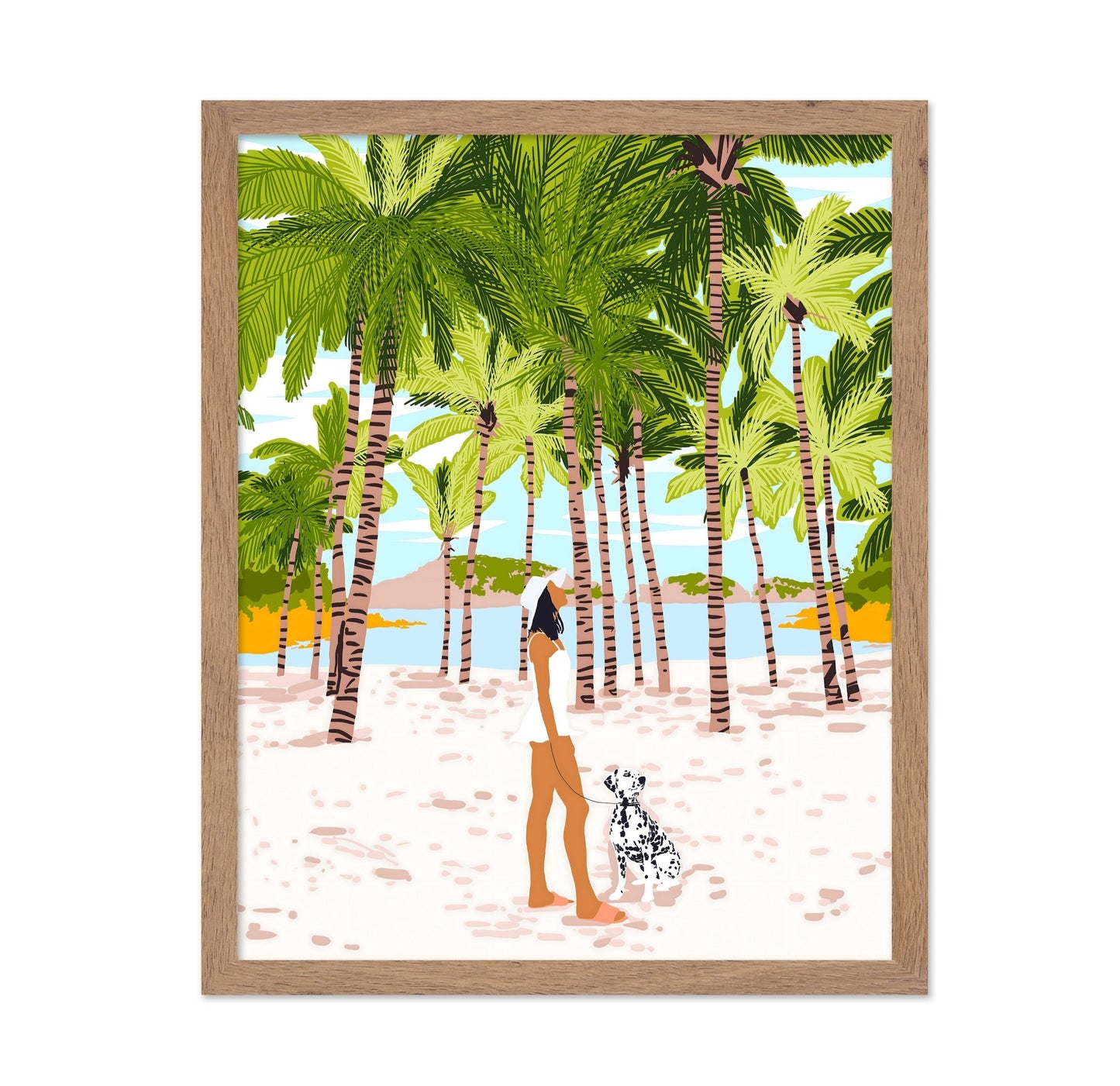 Tropical Walk With Dog