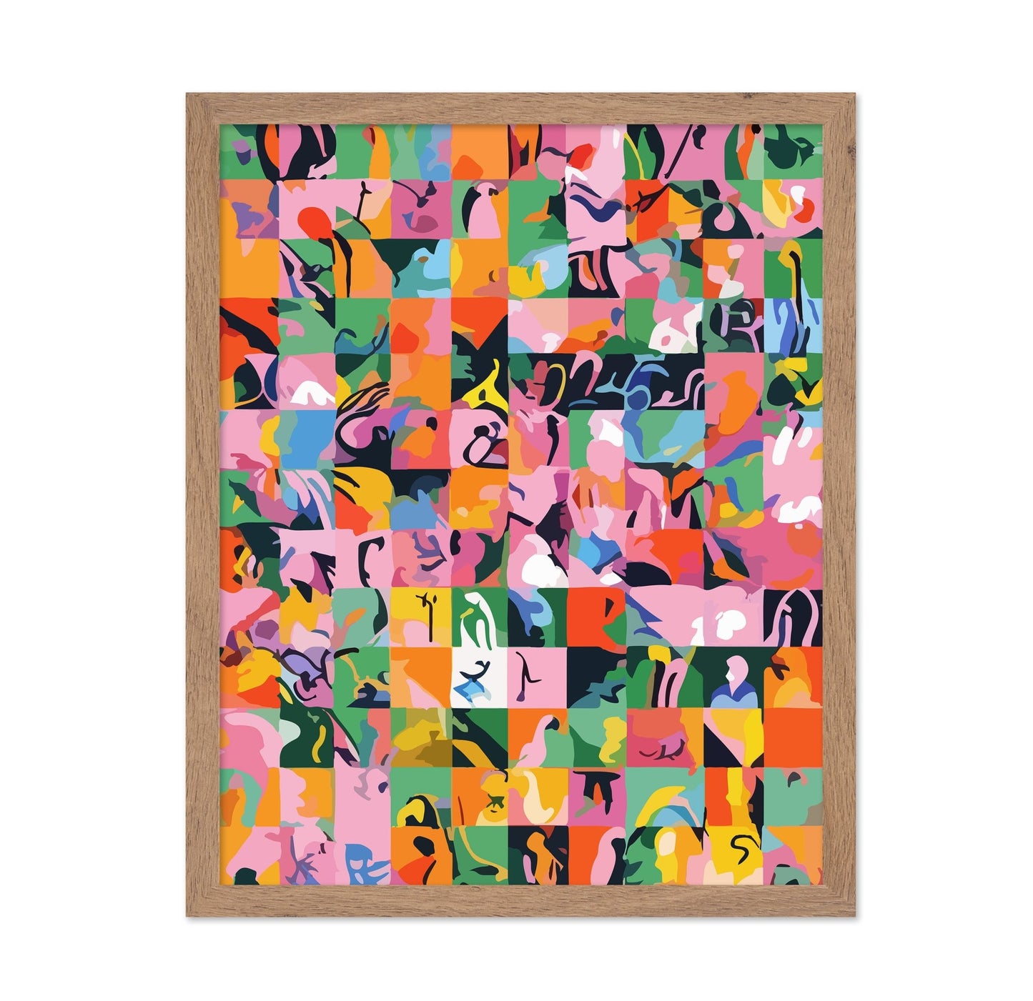 Color Block Mosaic No1
