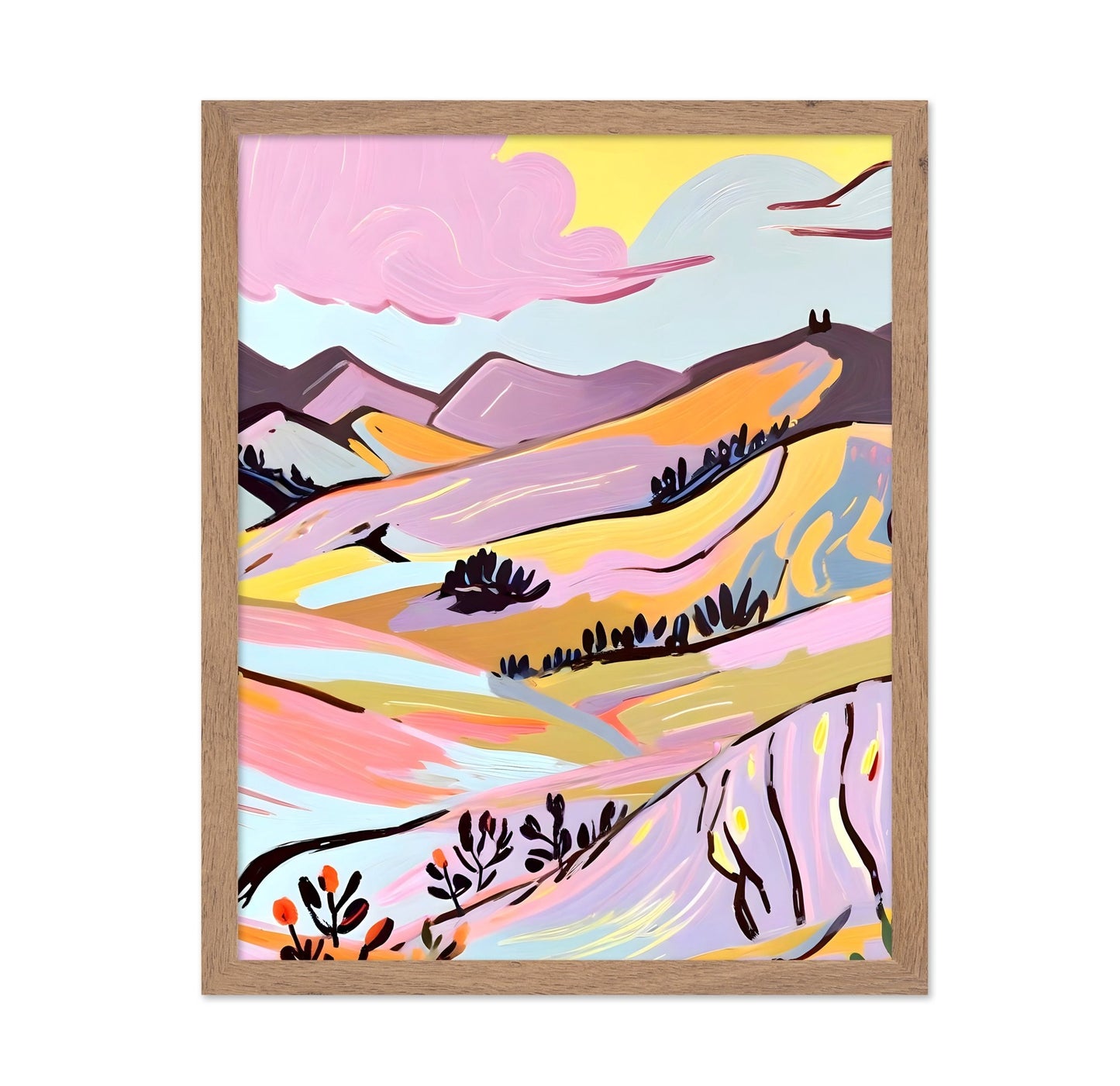 Pastel Rolling Hills No2