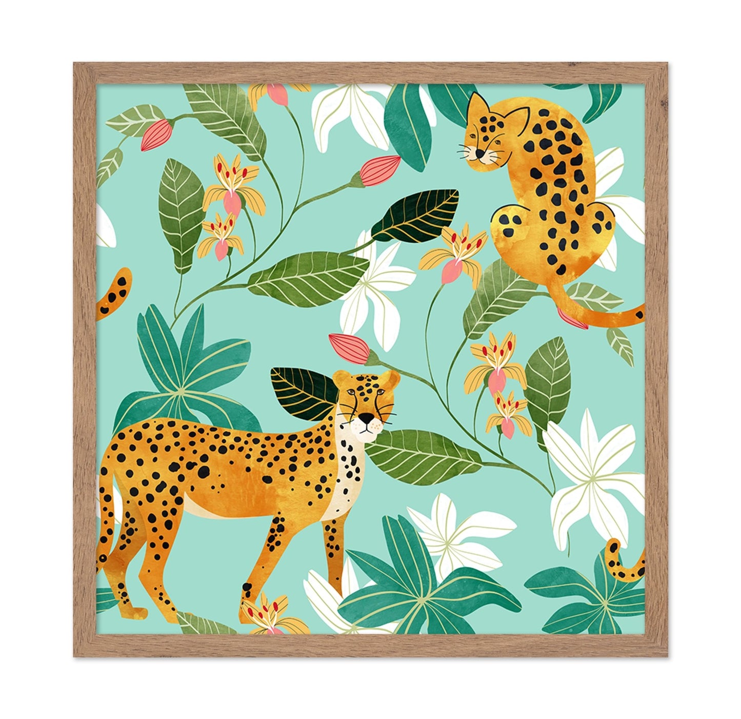 Leopard Floral Pattern No1