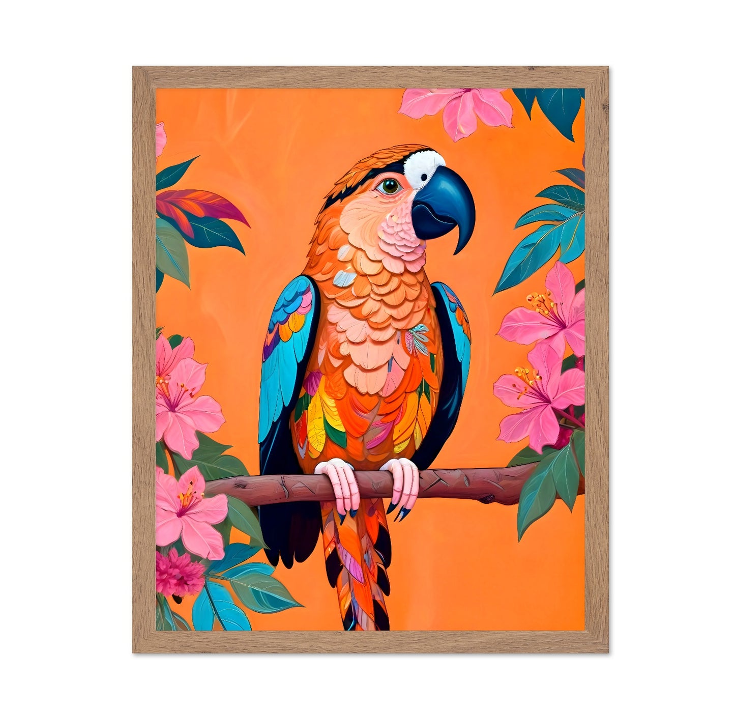 Tropical Parrot Bloom No2