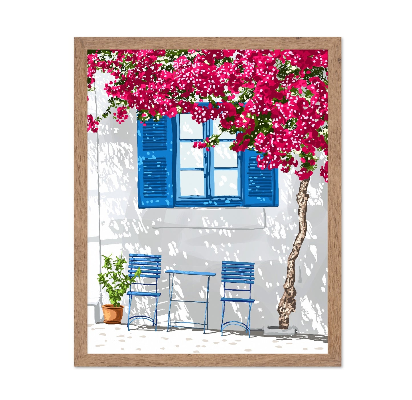 Mediterranean Window Scene