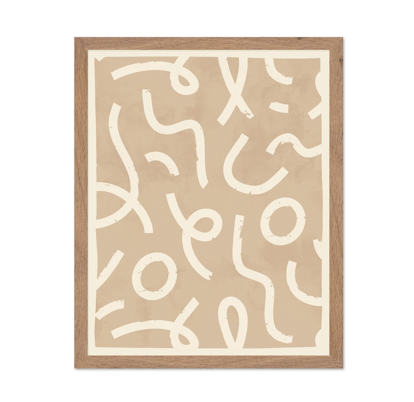 Neutral Abstract Shapes No3