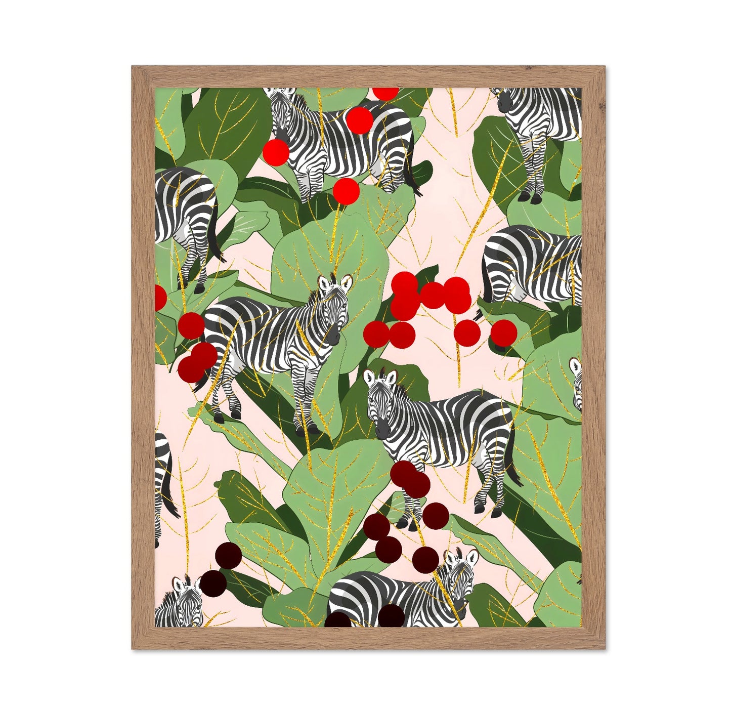 Zebra Jungle Pattern