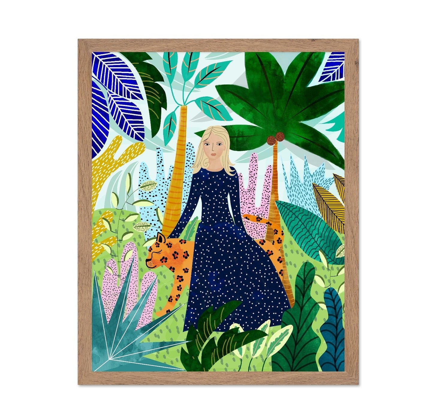 Woman Jungle Leopard