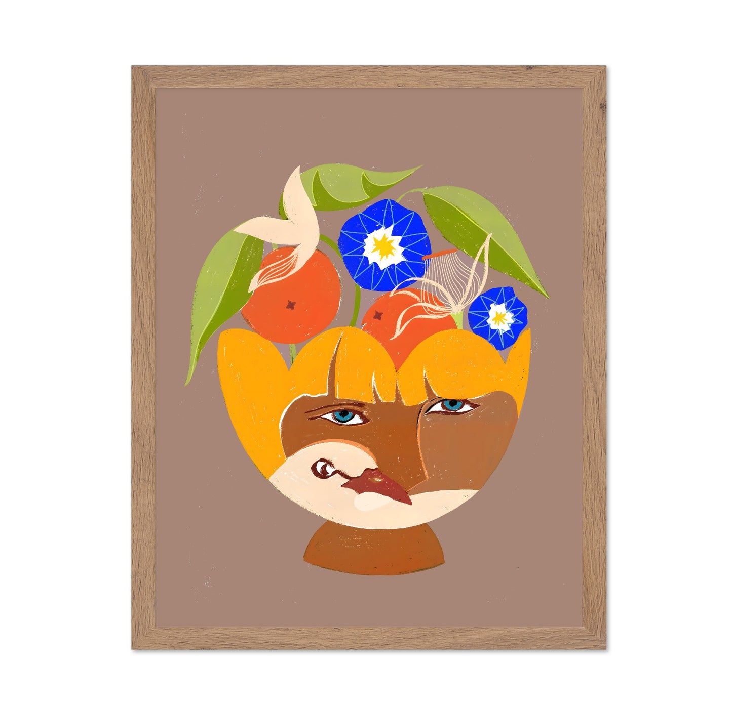 Floral Face Still Life