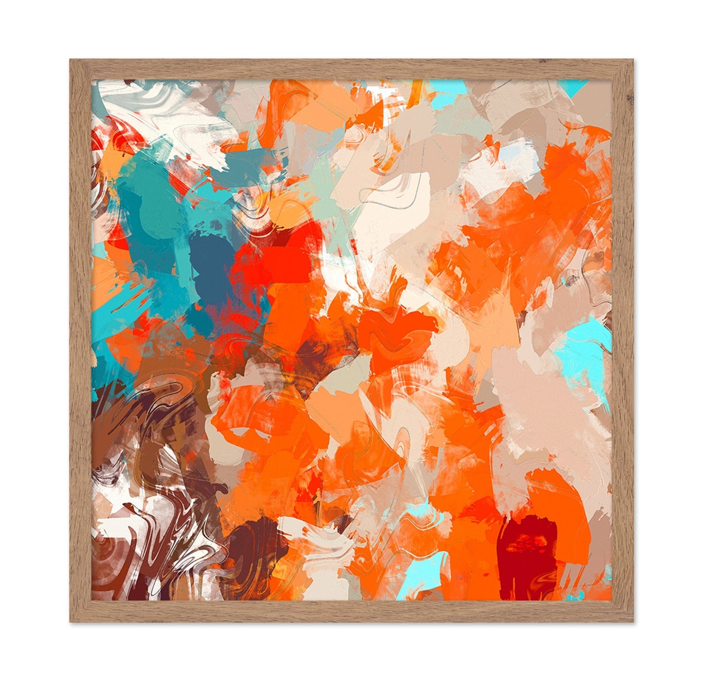 Vibrant Orange Chaos
