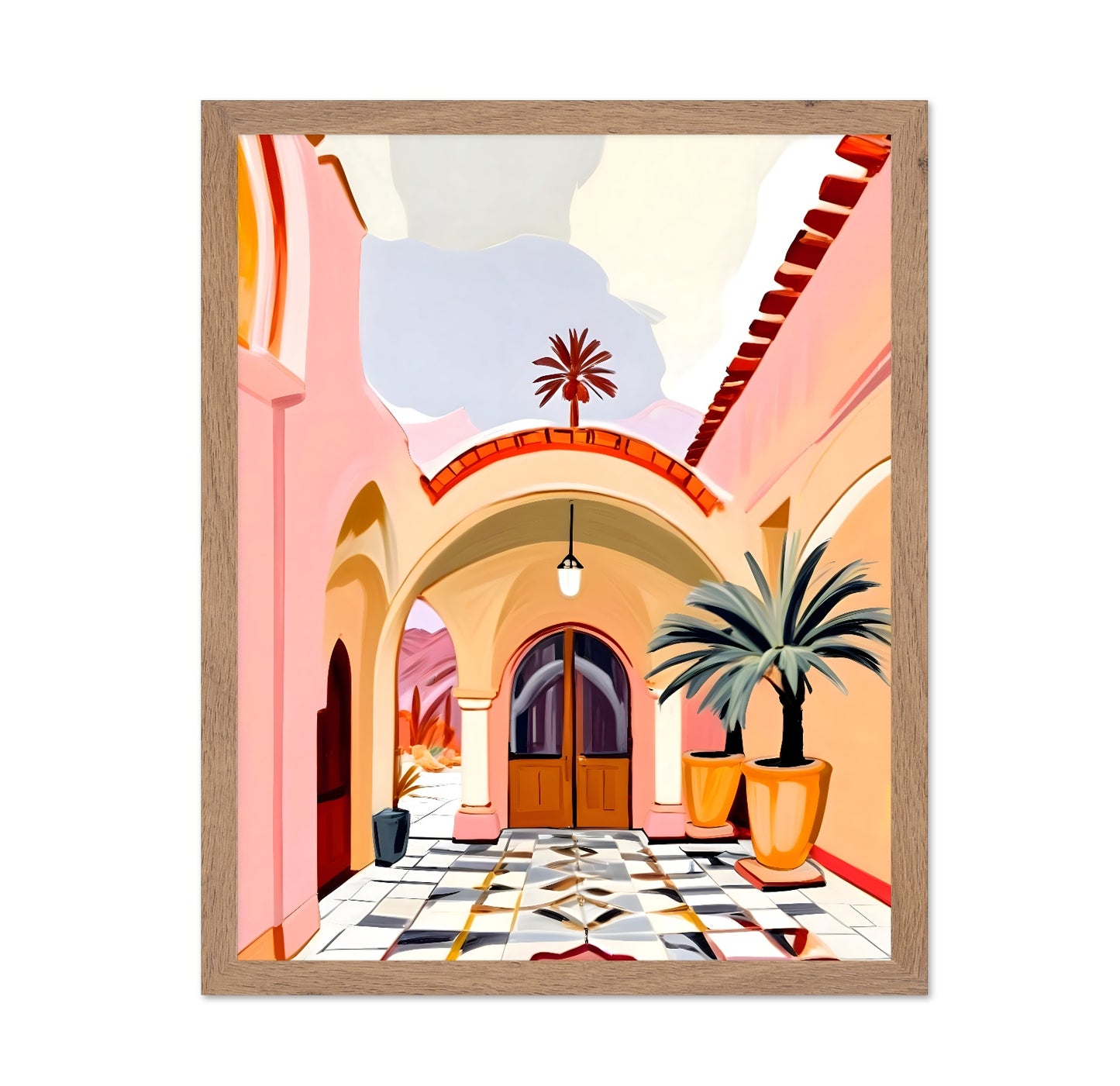 Pastel Archway Oasis