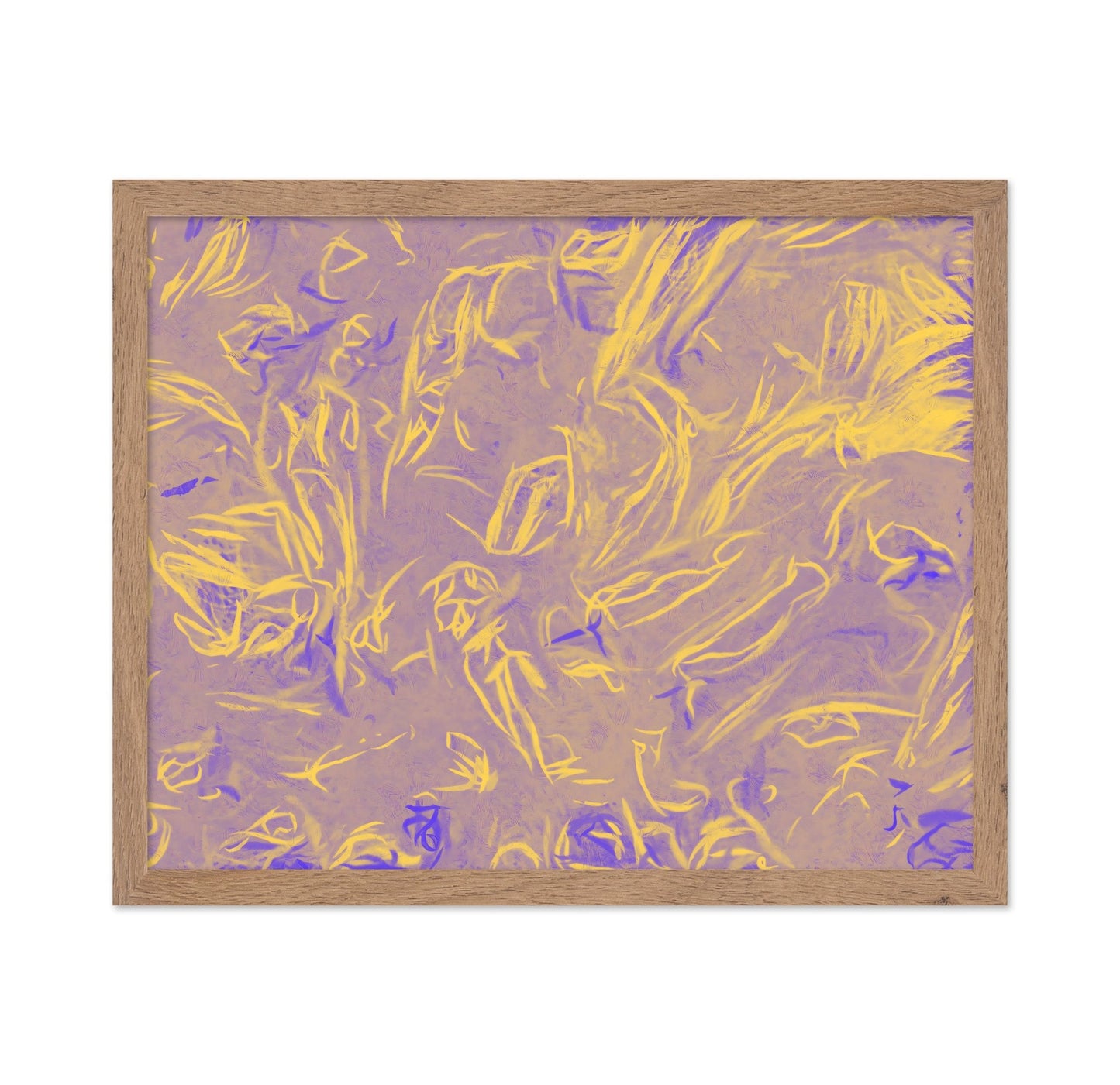 Abstract Gold Strokes