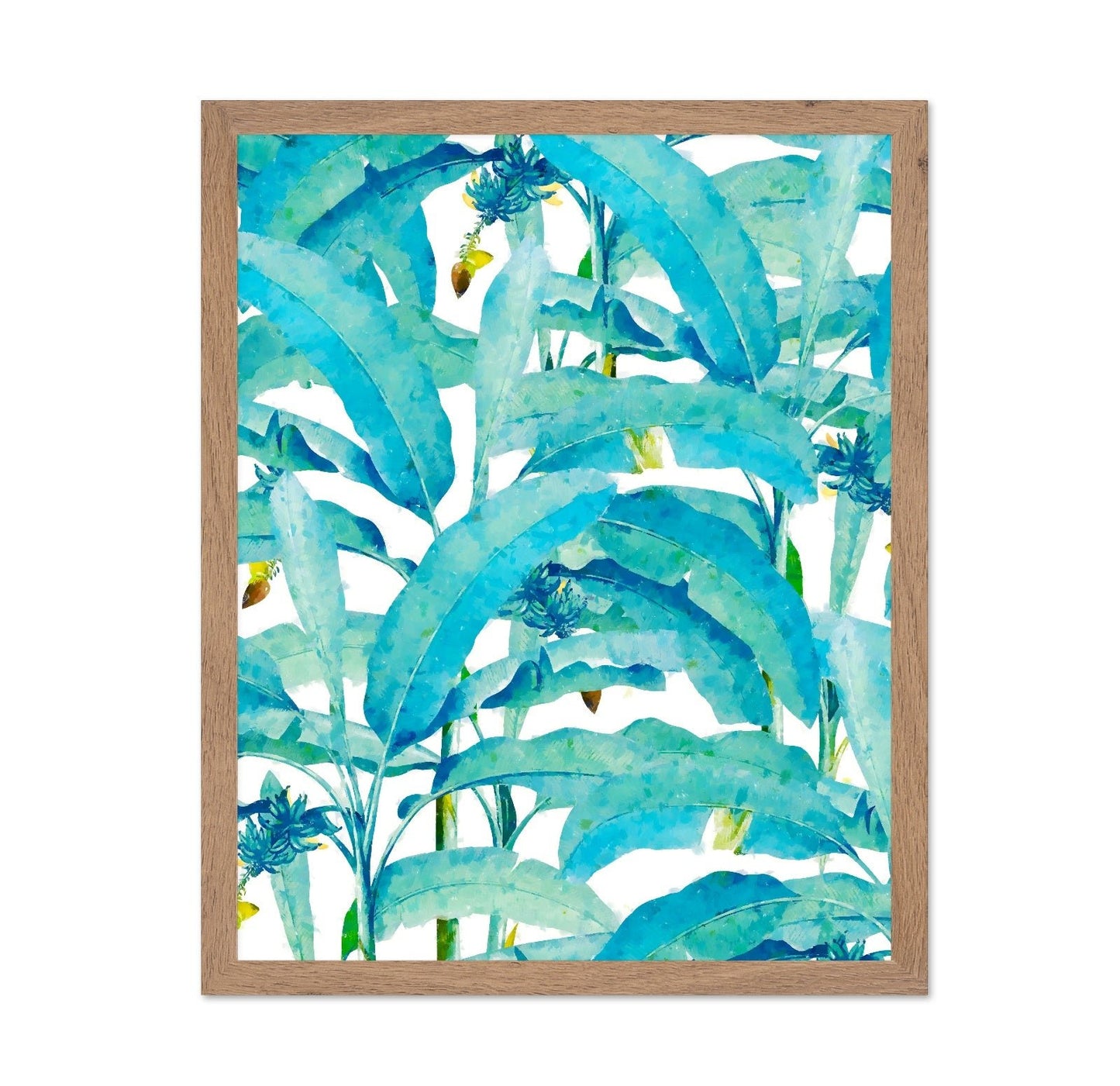 Tropical Blue Leaves