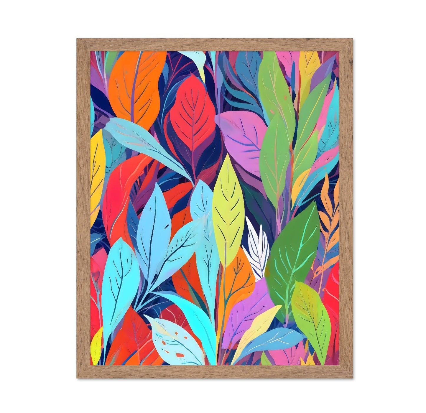 Colorful Leaf Pattern No2