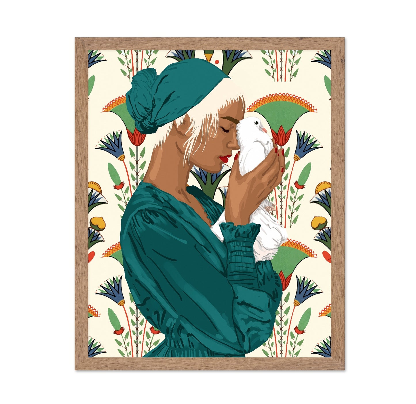 Woman With Dove