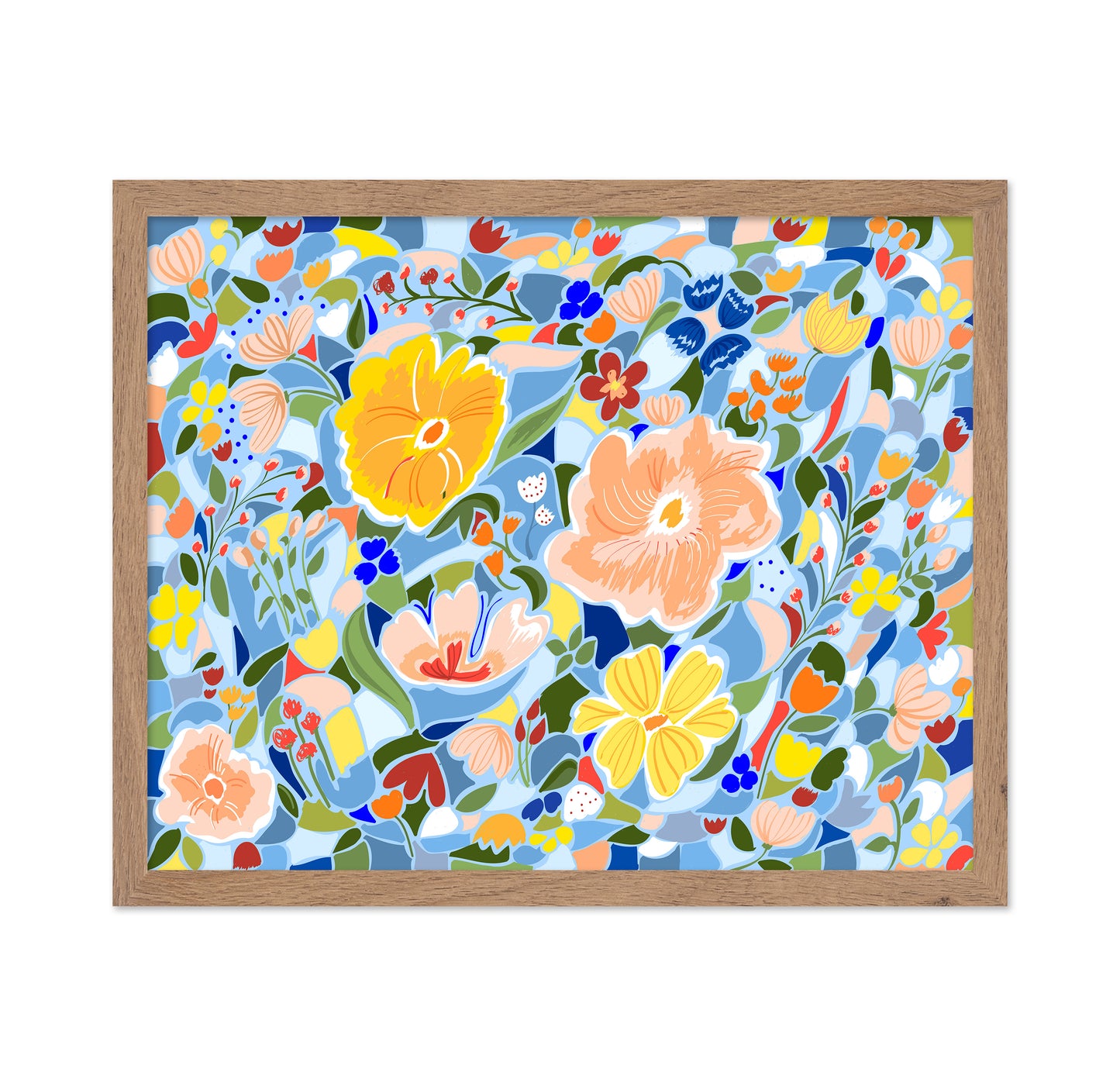 Vibrant Floral Pattern No5