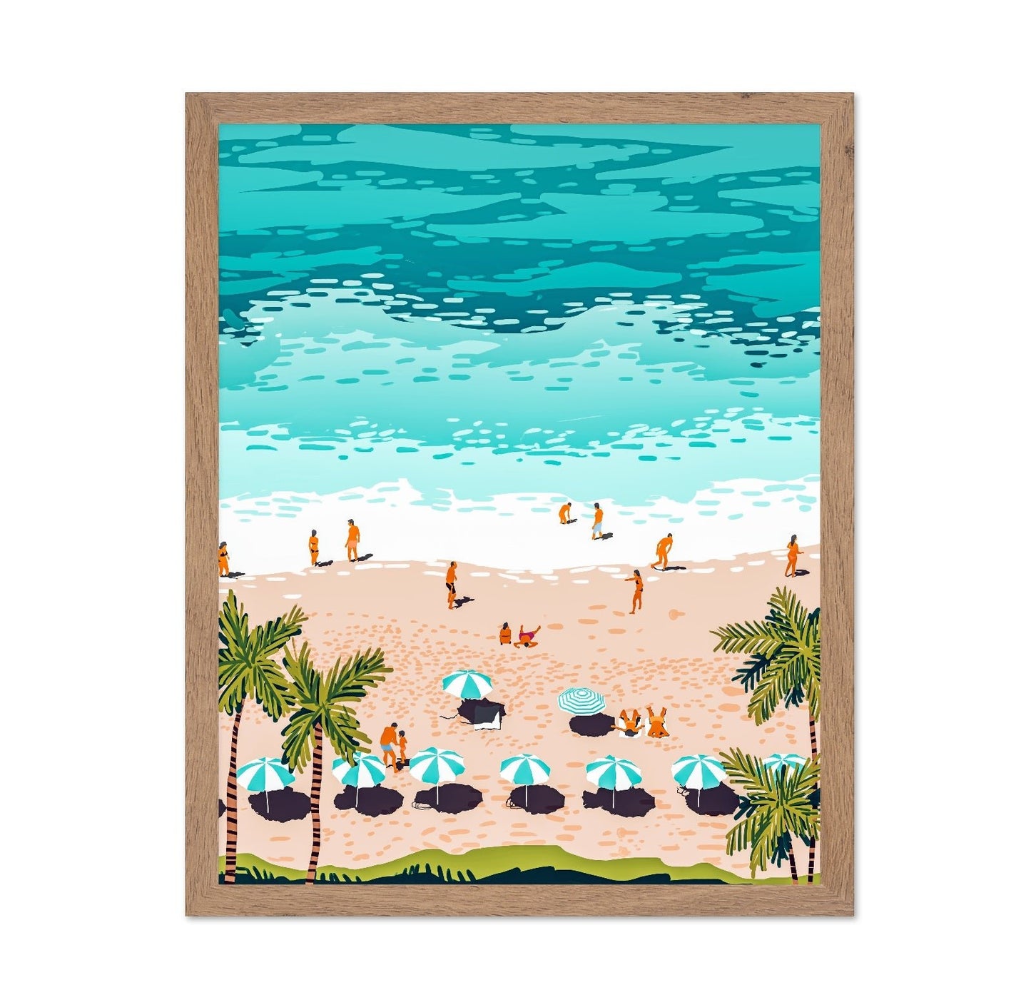 Tropical Beach Scene