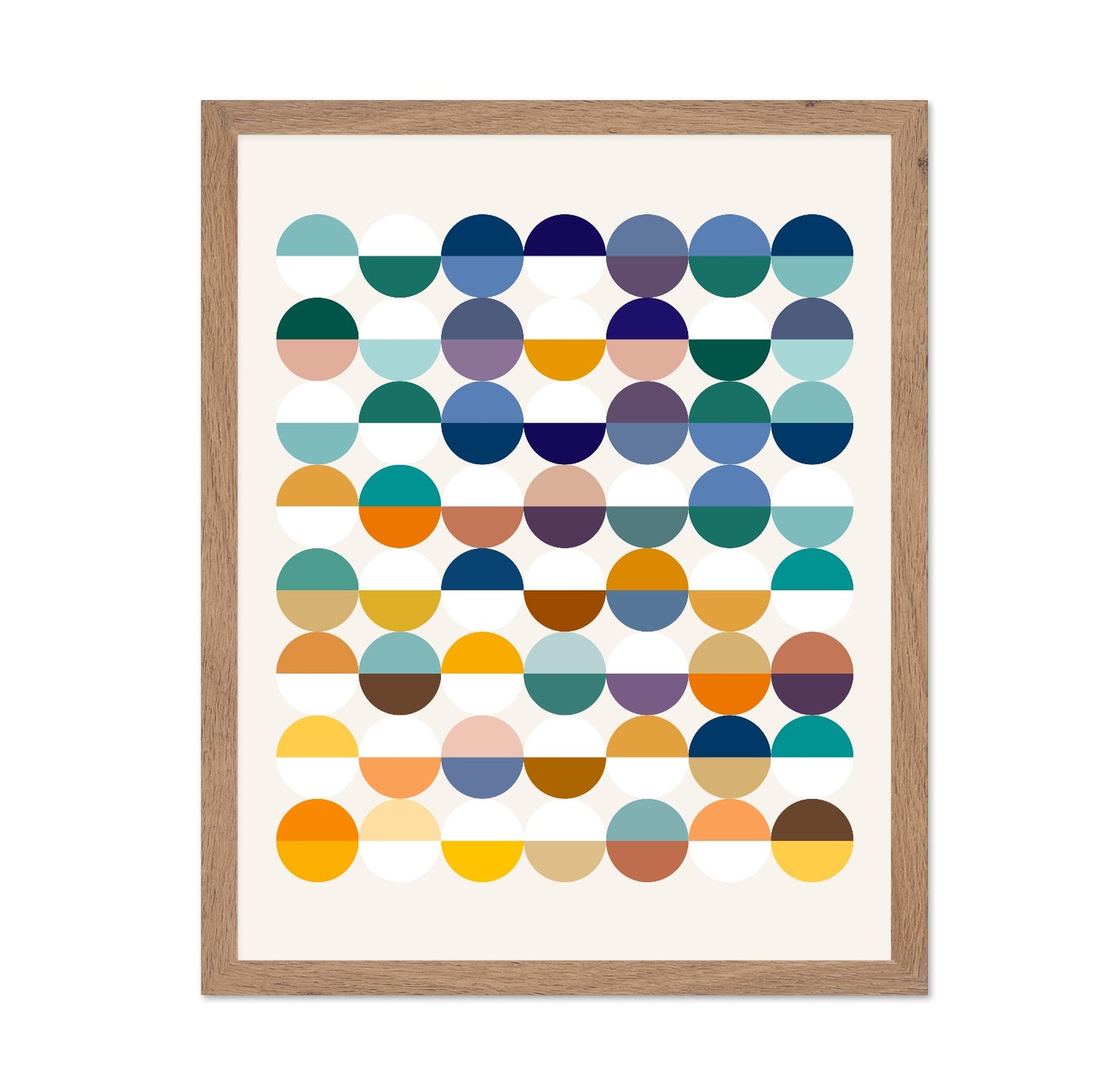 Color Block Circles No2