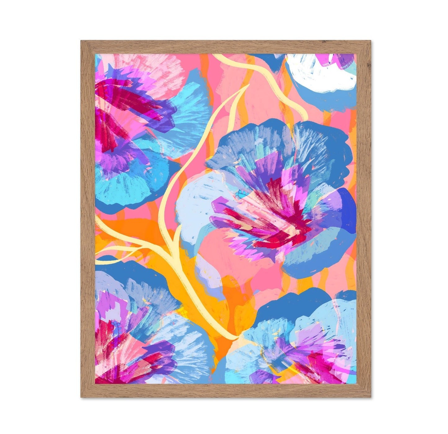 Vibrant Floral Brush