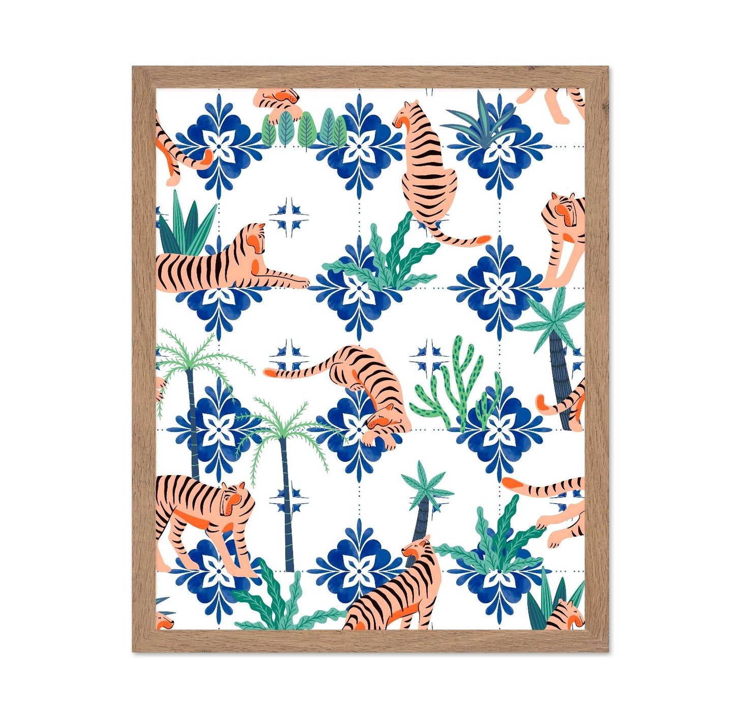 Tiger Tile Pattern