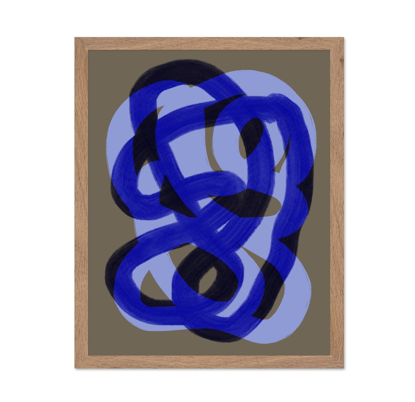 Blue Abstract Flow No2