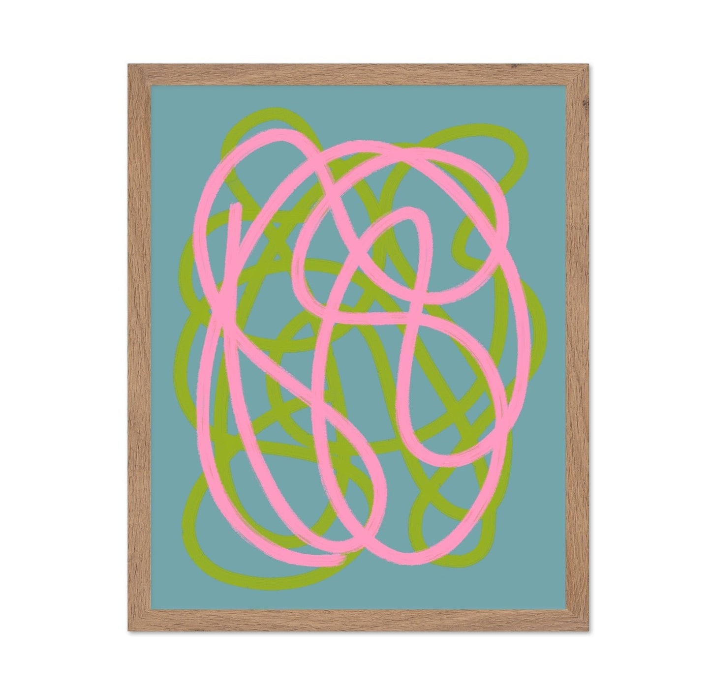 Pink Green Loops
