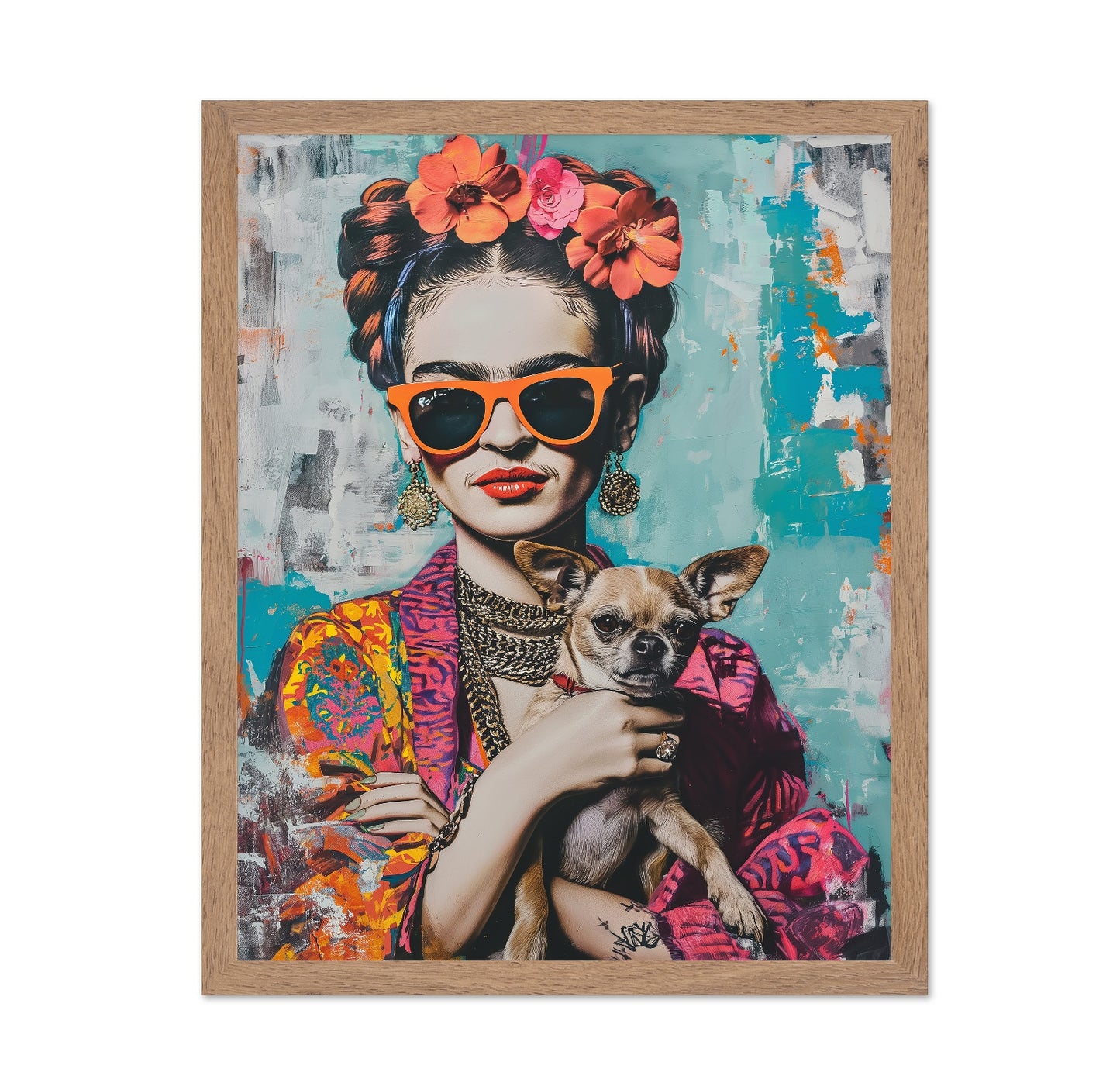 Chic Girl With Chihuahua