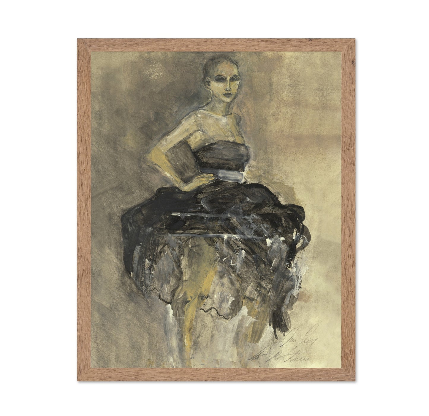 Elegant Seated Figure