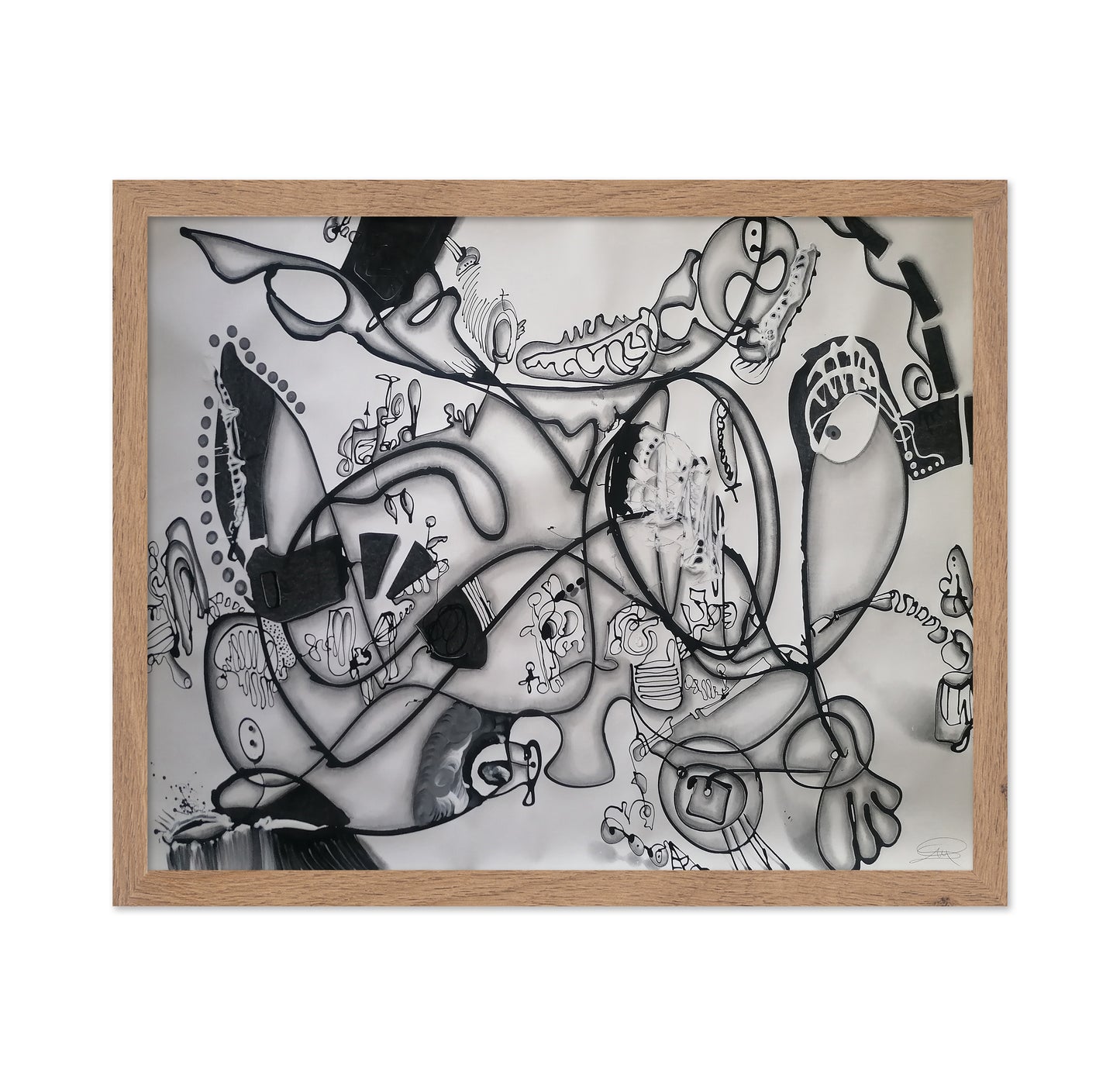 Monochrome Abstract Figures