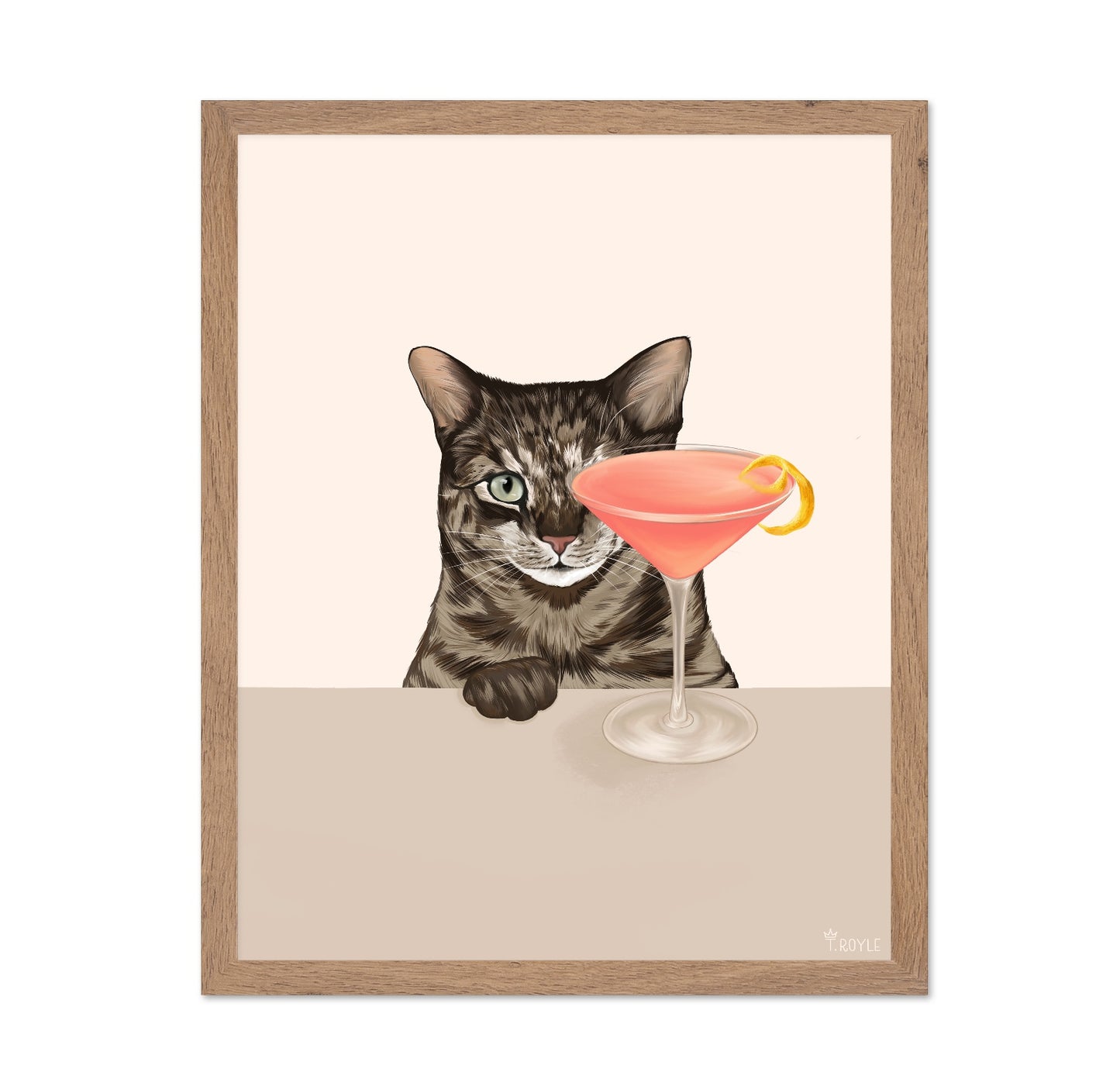 Pink Cocktail Cat