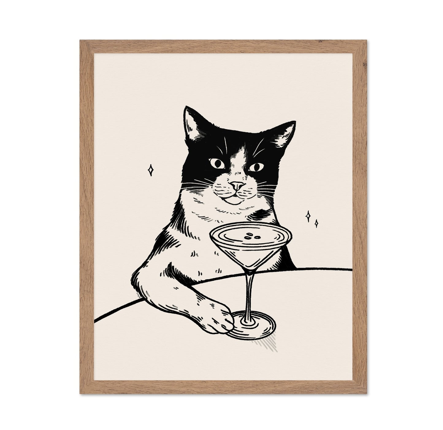 Cat Cocktail Time