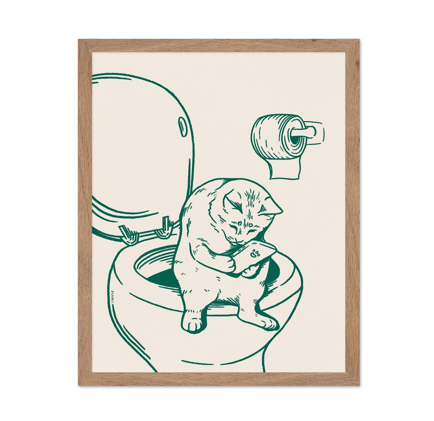 Cat Bathroom Break