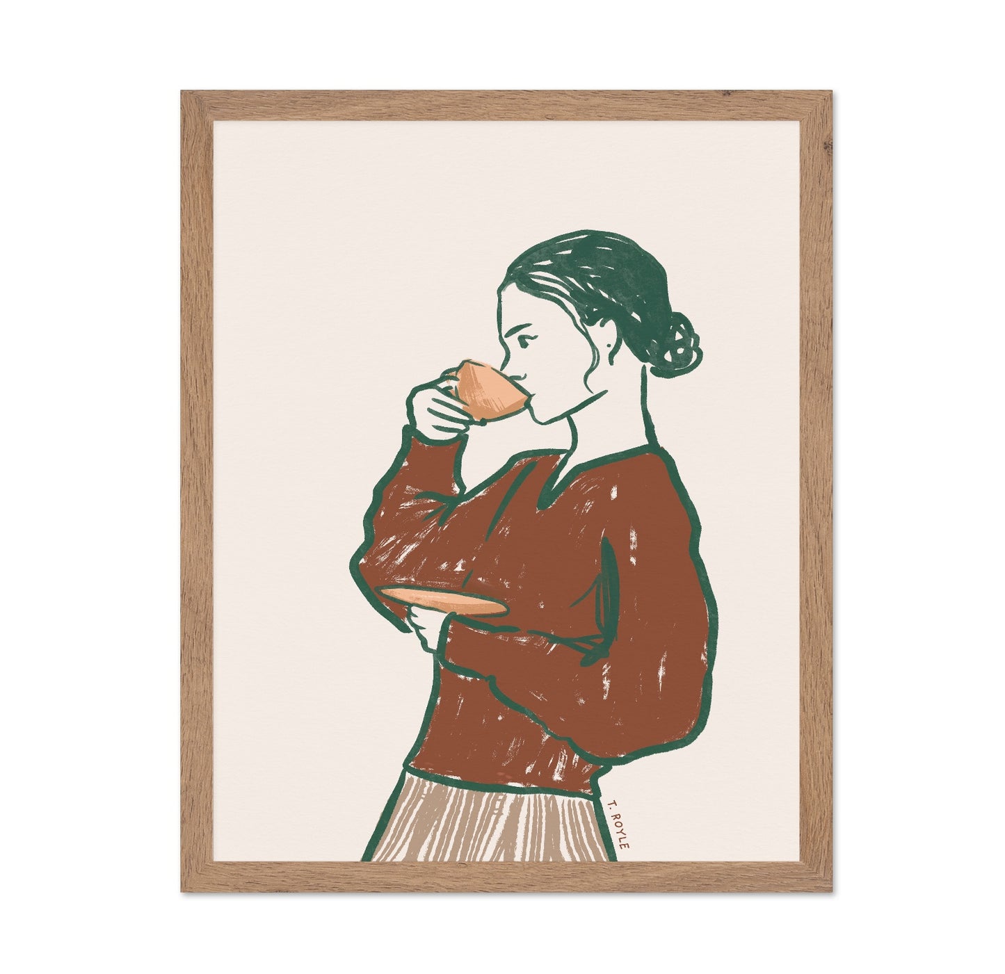 Woman Drinking Tea