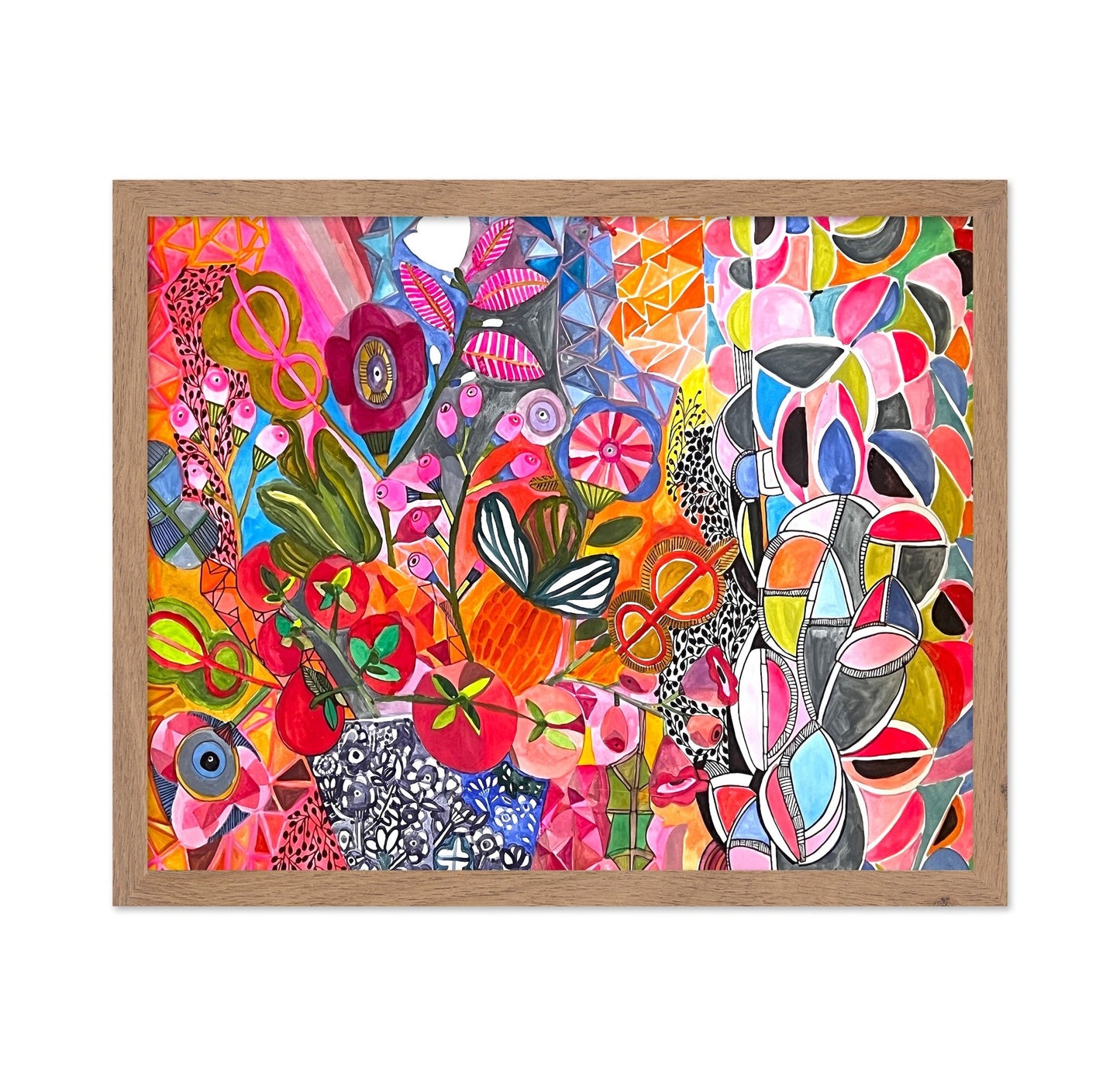 Abstract Floral Collage No2