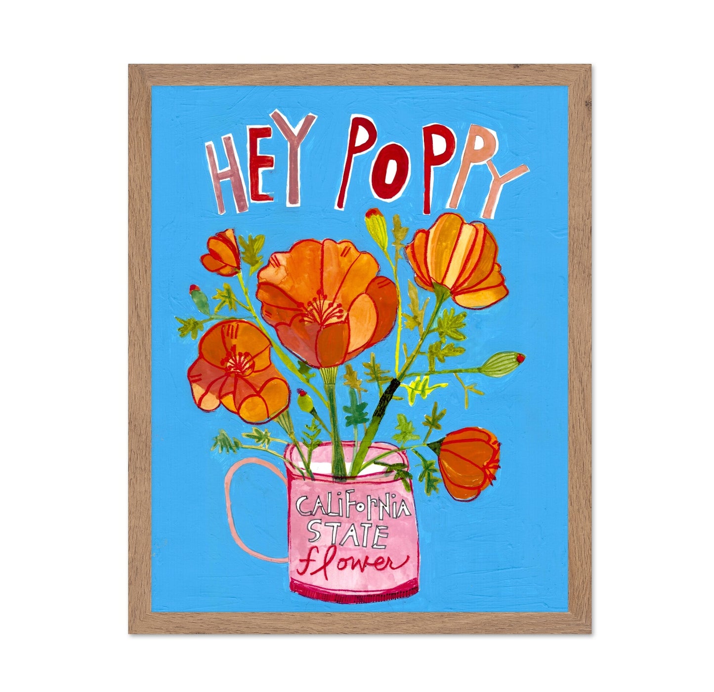 California Poppy Poster