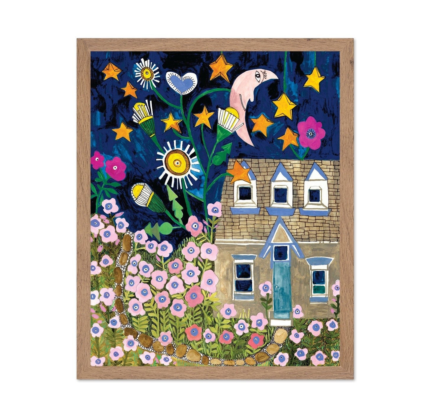Moonlit Garden House