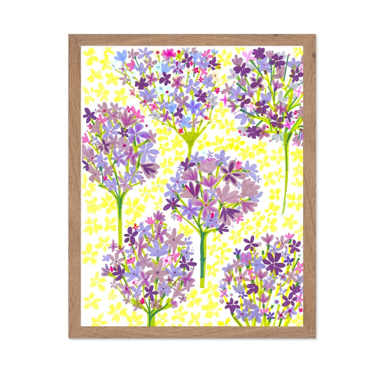 Pastel Floral Garden Pattern
