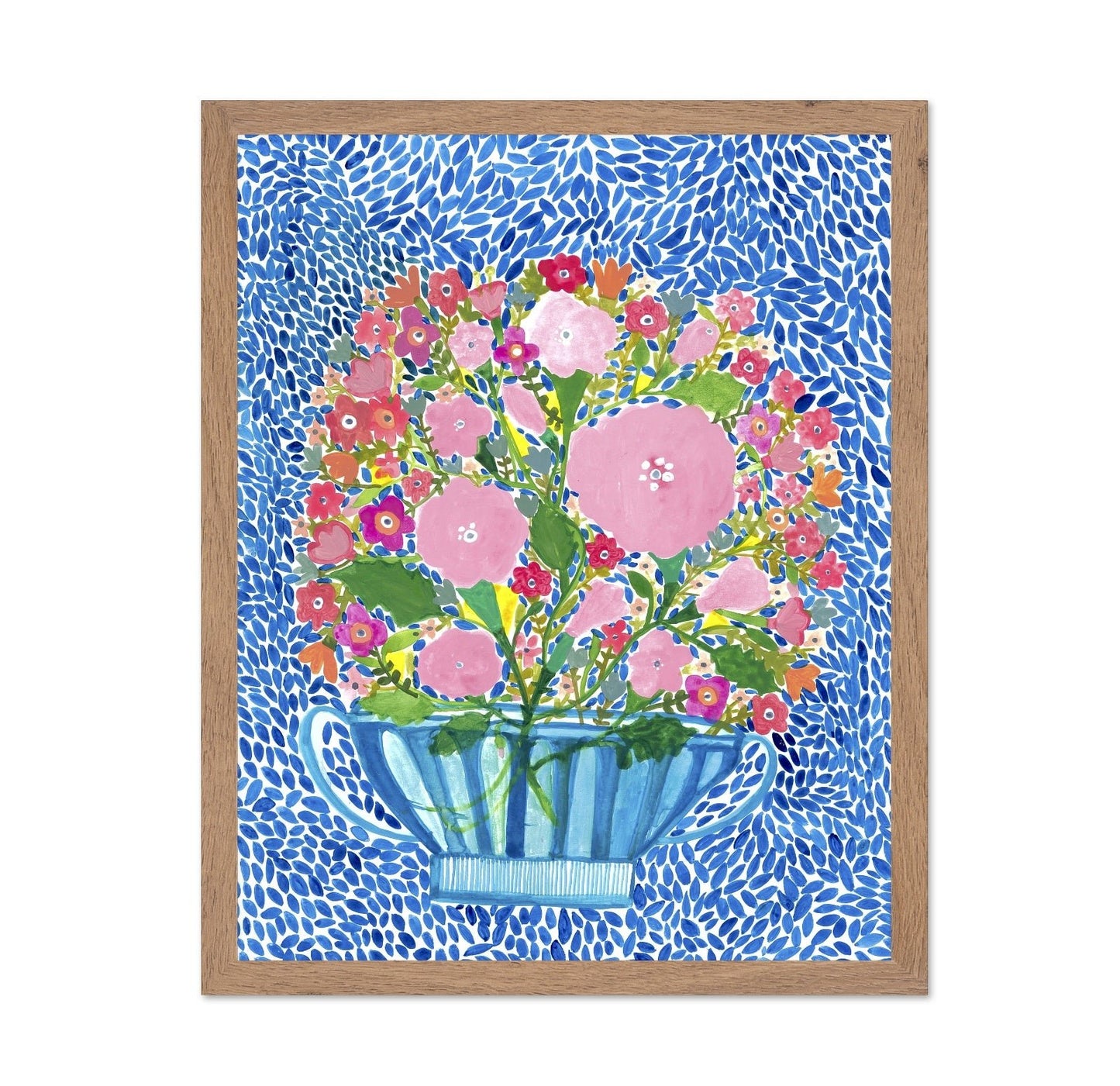 Pink Floral Teacup Bouquet