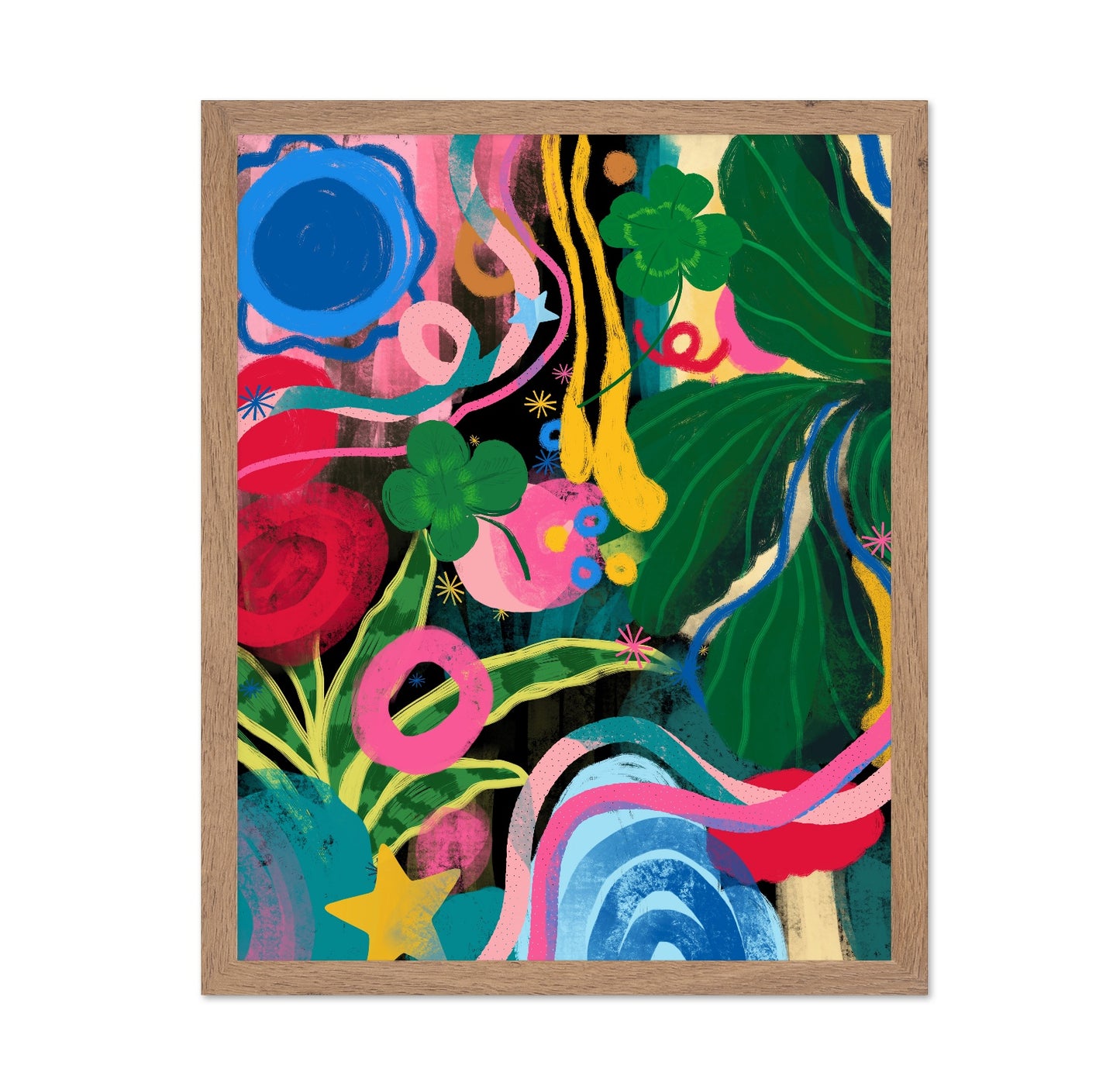 Colorful Floral Abstract No1