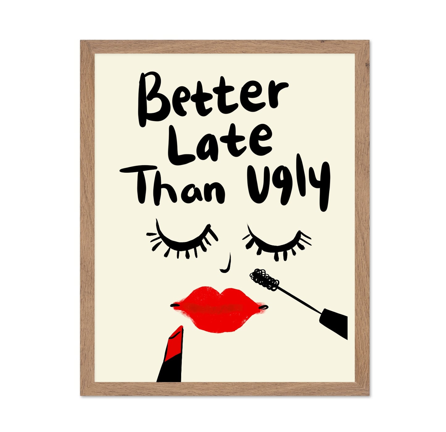 Makeup Face Illustration