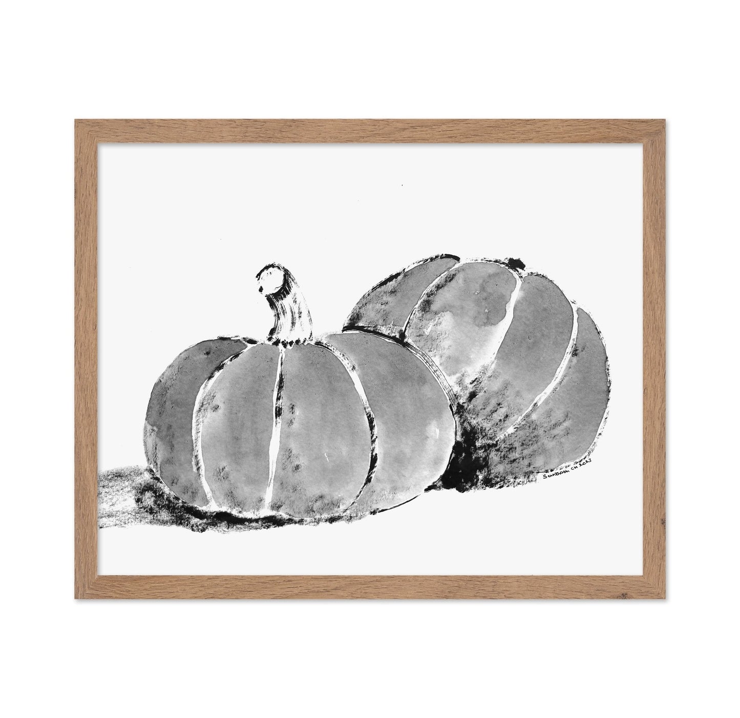 Pumpkin Duo Sketch