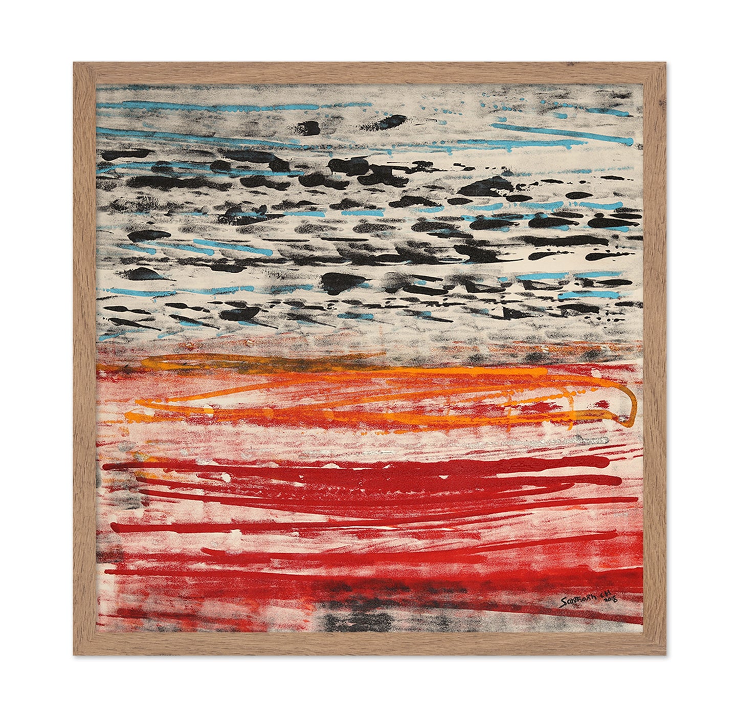 Abstract Sunset Horizon No1