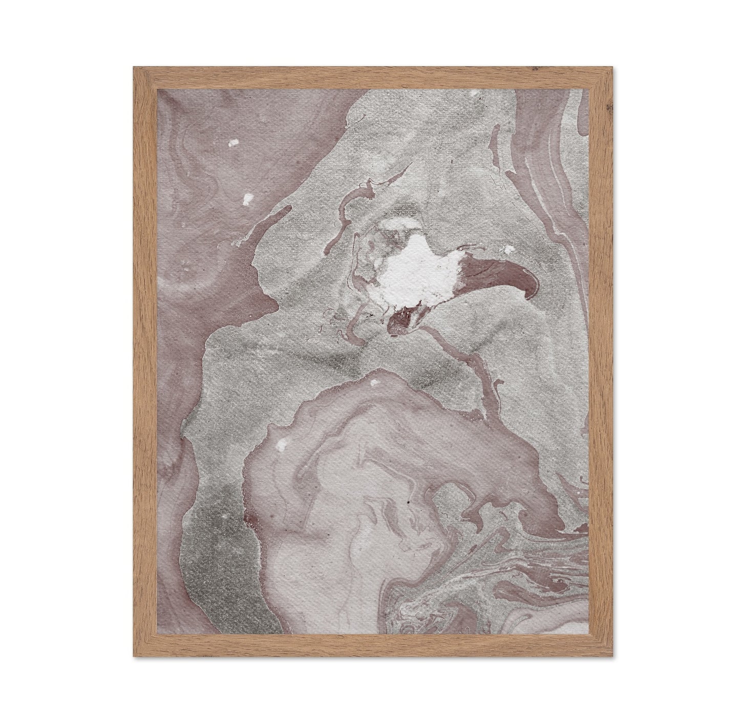 Soft Taupe Marble Flow
