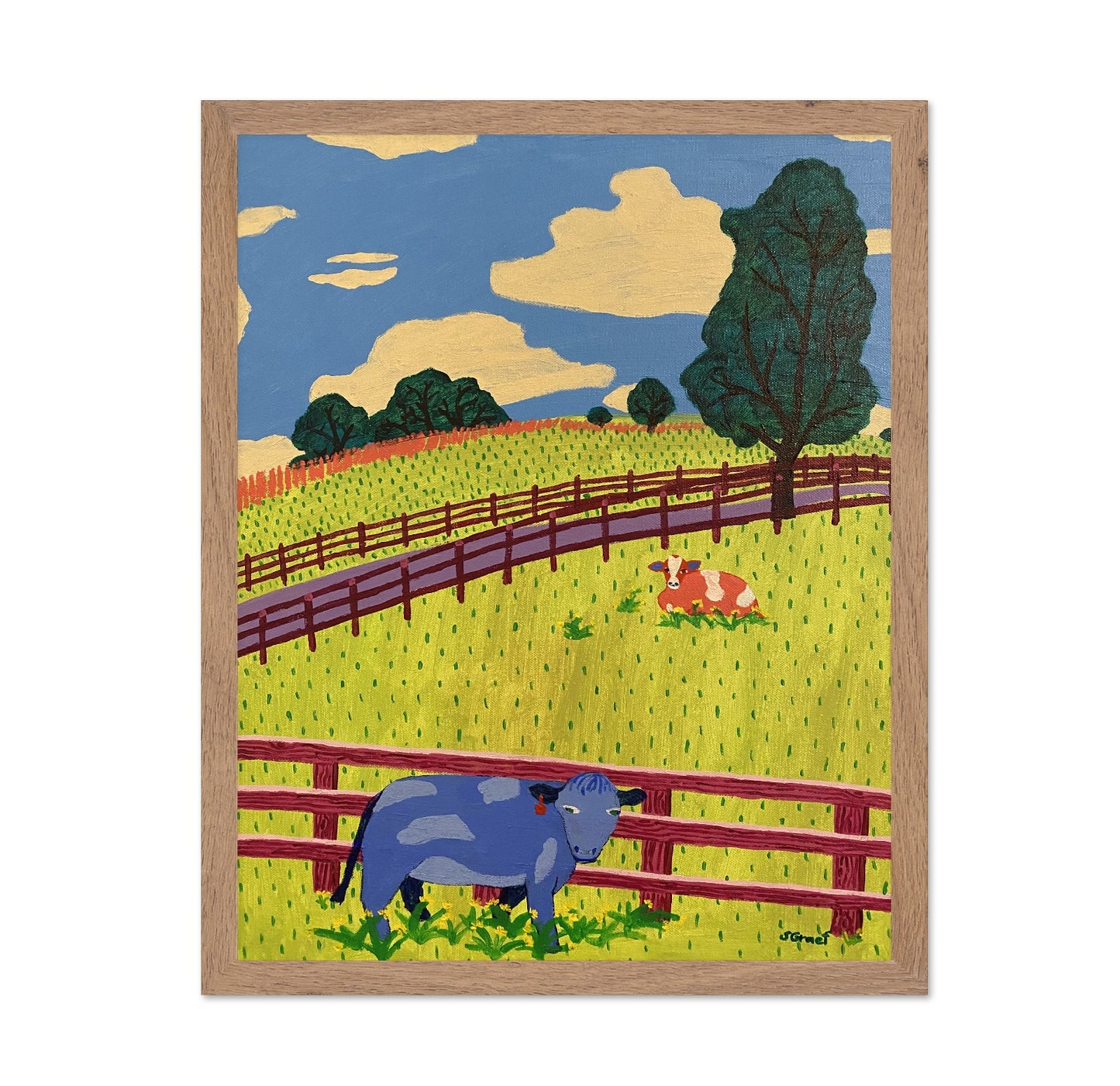 Pastoral Cow Meadow