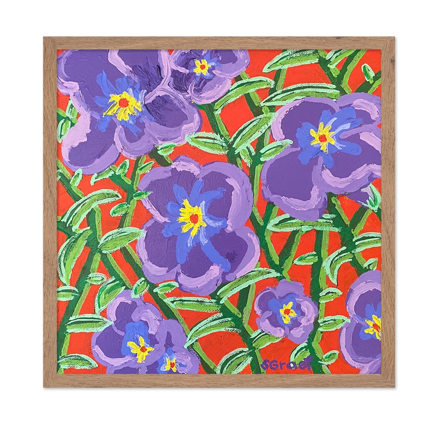 Purple Floral Pattern