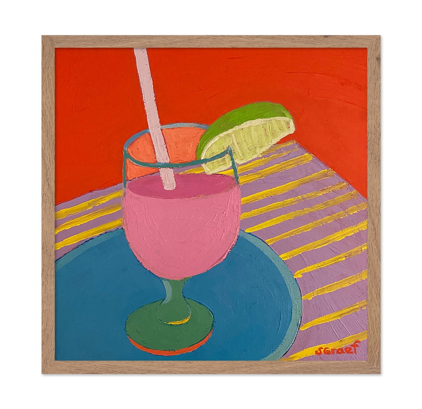 Pink Cocktail Lime