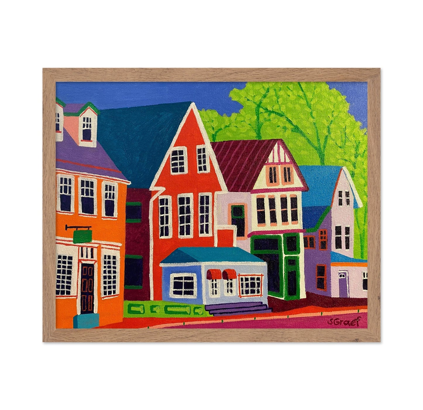 Colorful Town Houses