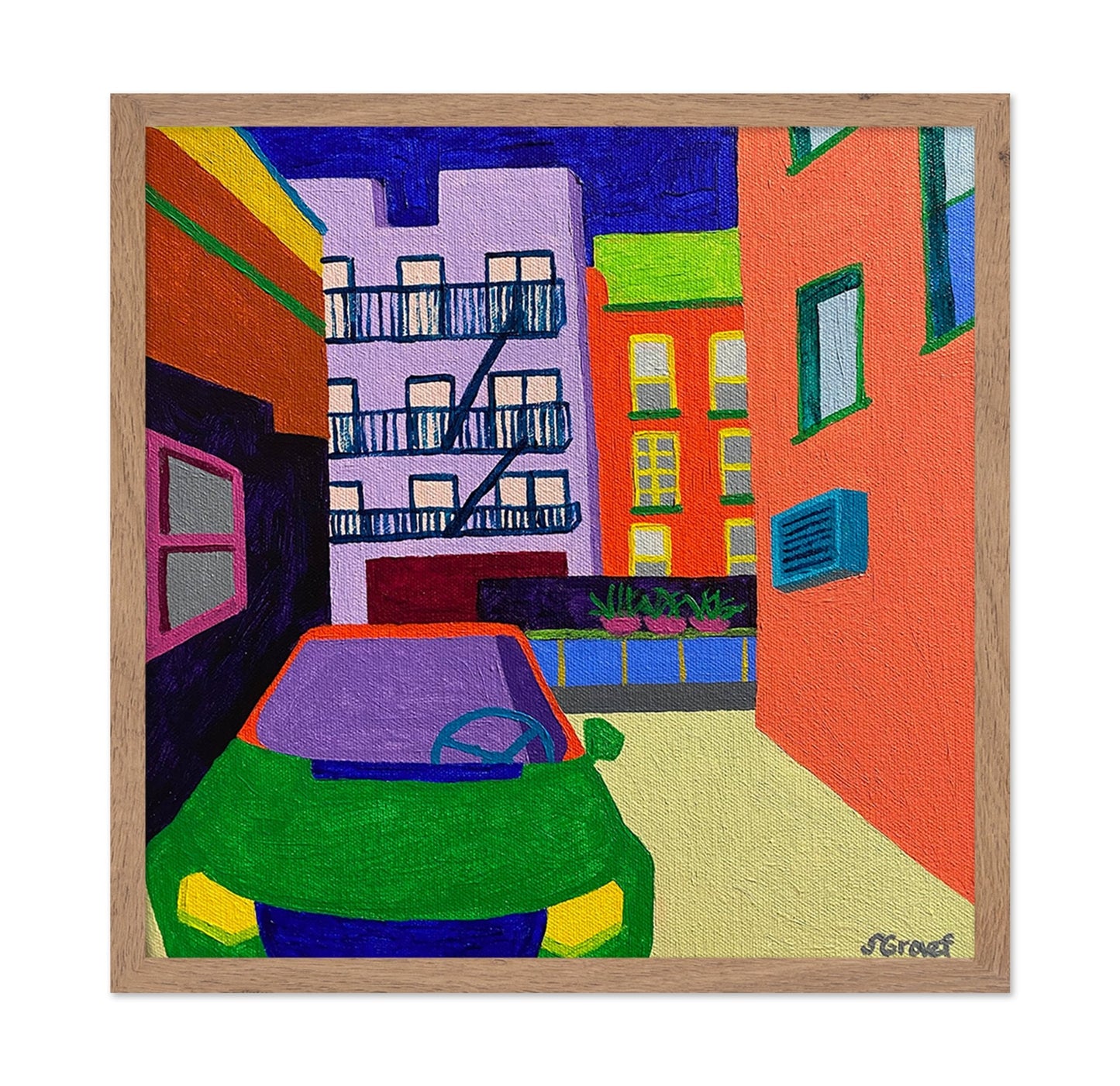 Colorful Urban Alley