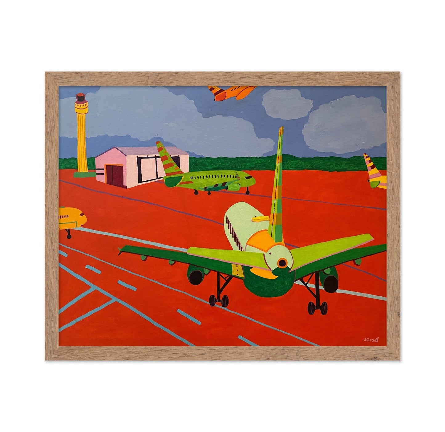 Busy Airport Runway